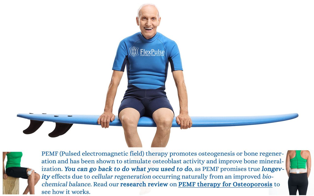 Osteoporosis Bone Density Back To Normal With Pulsed Electromagnetic